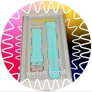 NIB Heyday Fitbit Charge Turquoise Silicon Wrist Band